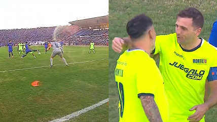   [VIDEO] Walter Montillo brilló con golazo de volea en su partido de despedida en el Nacional 