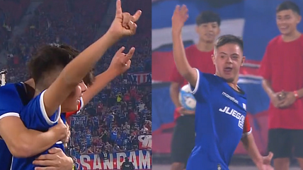   [VIDEO] Santino Montillo ingresó a la despedida de su padre Walter y emocionó a todos con dos goles 