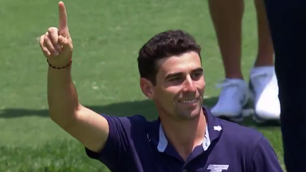   [VIDEO] Joaquín Niemann realizó un sorprendente hoyo en uno en la primera ronda del LIV Golf CDMX 