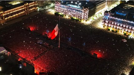  Show de 31 Minutos reunió a 230 mil personas en el Zócalo de Ciudad de México 