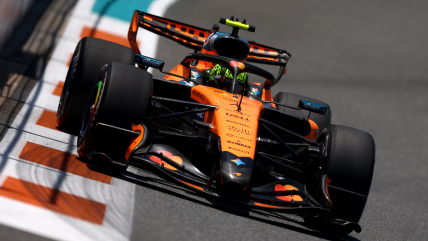   Lando Norris frenó el invicto de Mercedes y saldrá primero en el sprint del GP de Miami 