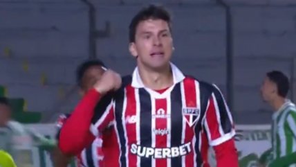   [VIDEO] Gonzalo Tapia entró y anotó un golazo para Sao Paulo en la Copa de Brasil 