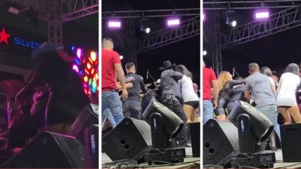   Show ranchero terminó con pelea de bailarinas sobre el escenario 