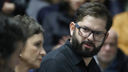   Boric fue uno de los presentadores del libro de Carolina Tohá 