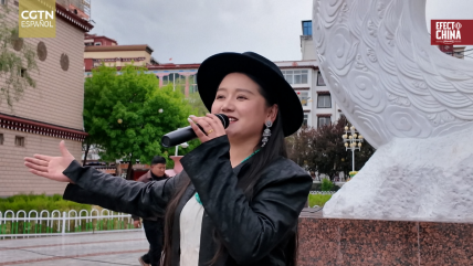   Flashmob en Changdu muestra la fuerza cultural del xianzi y la danza guozhuang 